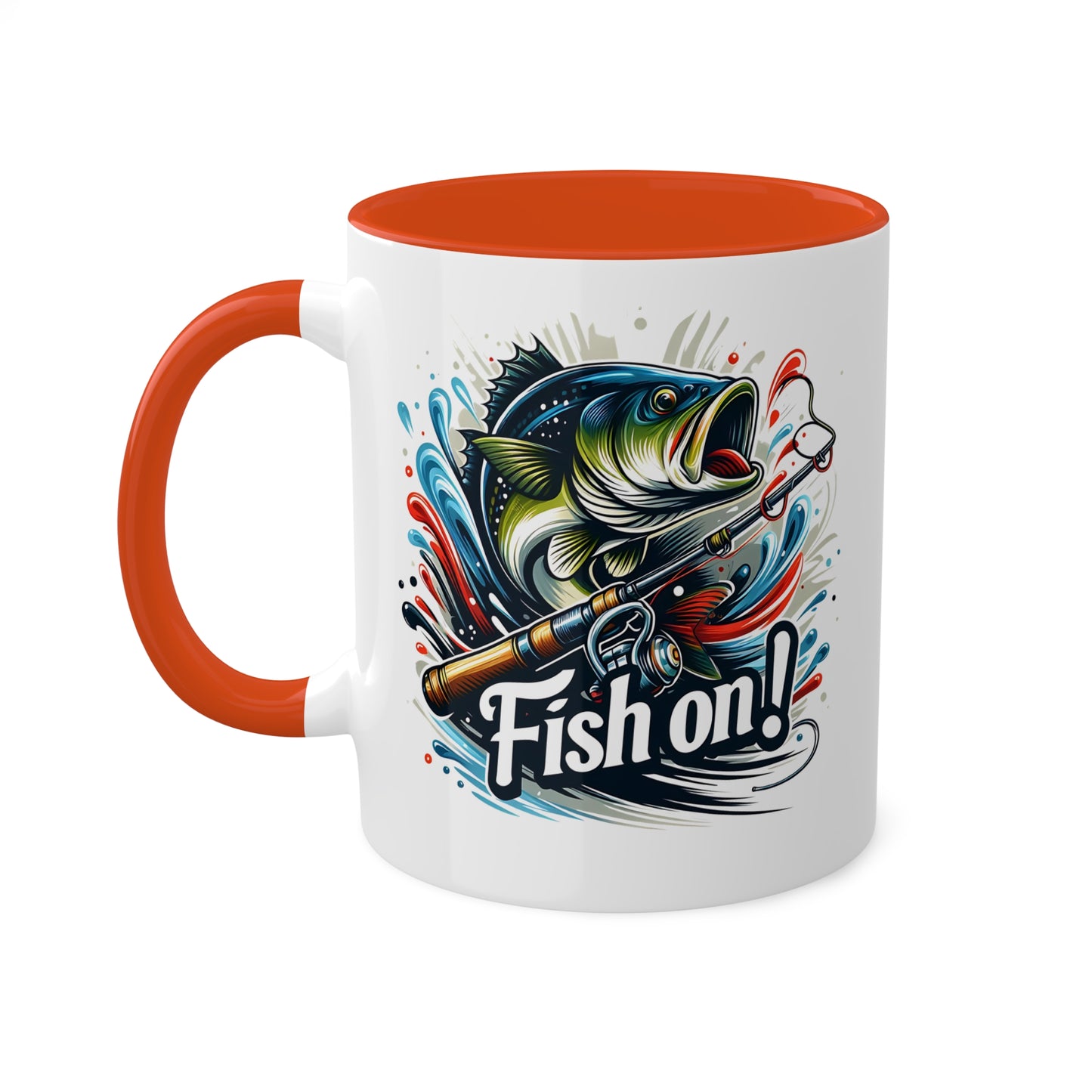 Fish On! - 11oz Colorful Fun Gift Mug