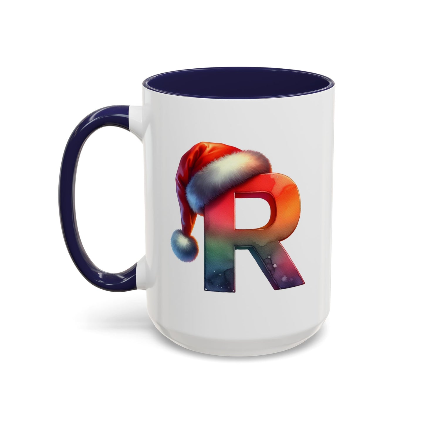 "R" Christmas Alphabet Letter - Holiday Gift Mug (11, 15oz)