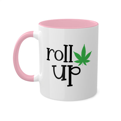 Roll Up Coffee Mug Gift - 11oz Colorful Mug