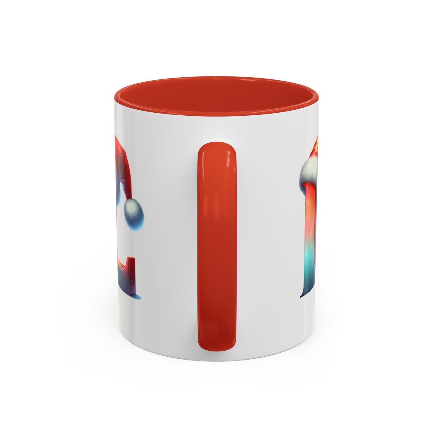 "L" Christmas Alphabet Letter - Holiday Gift Mug (11, 15oz)