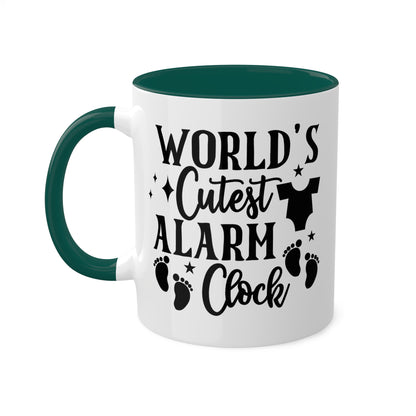 World's Cutest Alarm Clock - 11 oz Colorful Coffee Mug