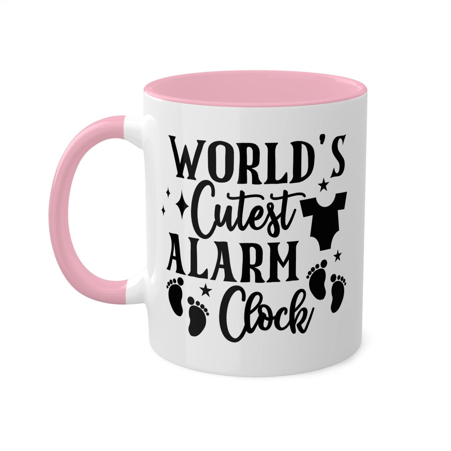 World's Cutest Alarm Clock - 11 oz Colorful Coffee Mug