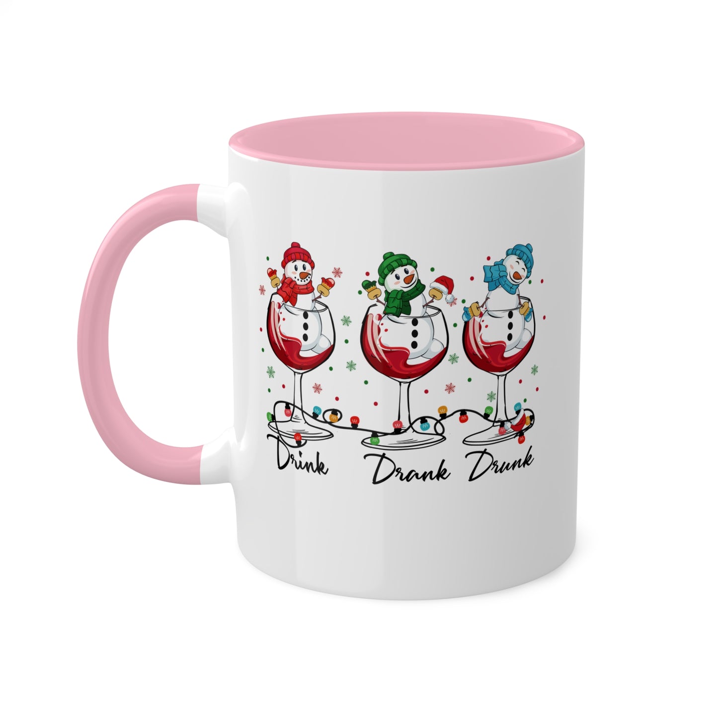 Drink Drank Drunk - 11 oz Christmas Gift Mug