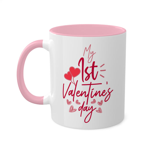 My 1st Valentine's Day - 11oz Colorful Coffee Mug