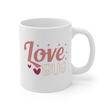 Love Bug - Taza de café de cerámica de 11 oz