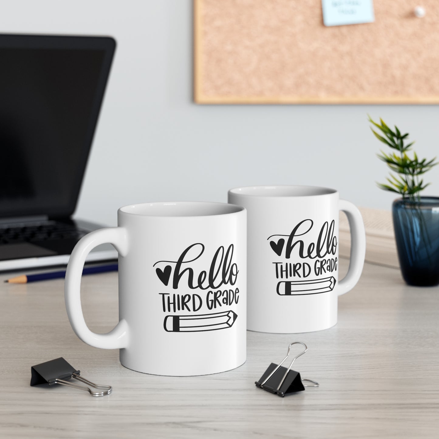 Hello Third Grade - 11 oz Mug