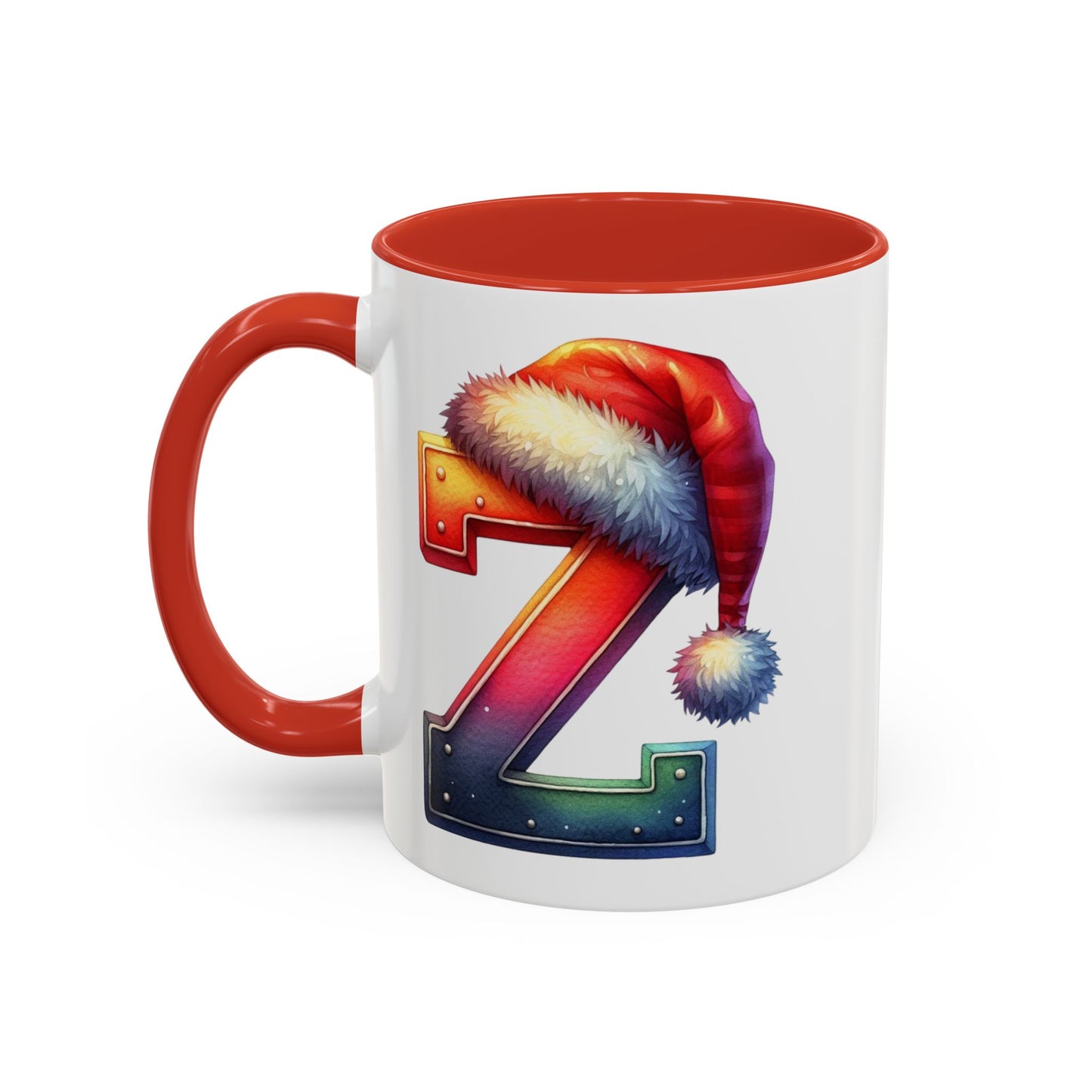 Taza con la letra "Z" del alfabeto navideño (11, 15 oz)