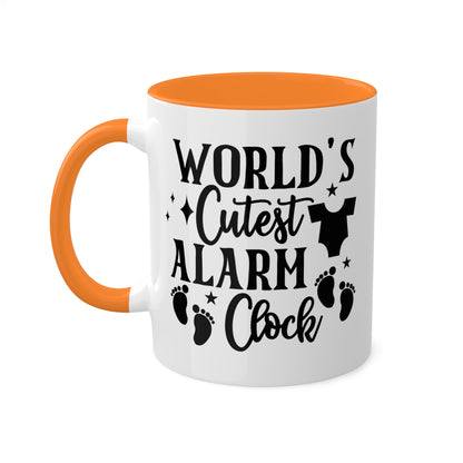 World's Cutest Alarm Clock - 11 oz Colorful Coffee Mug