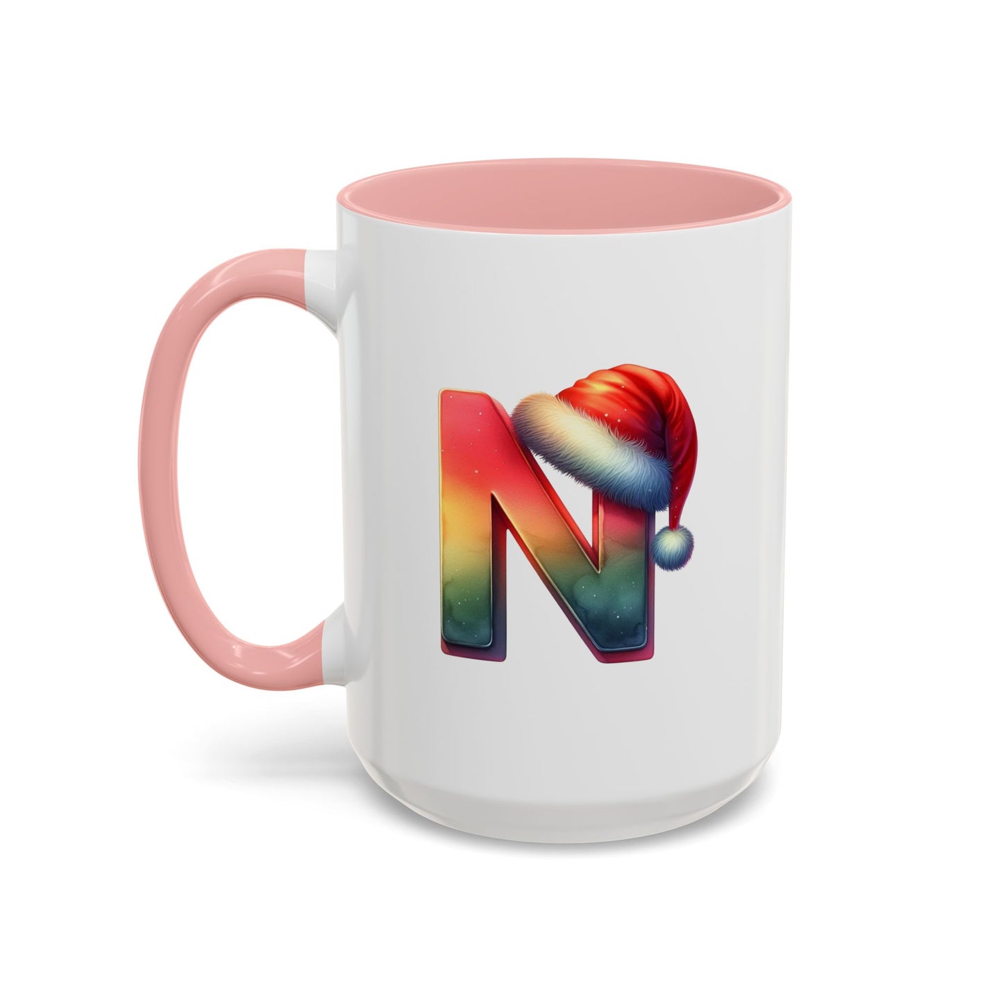 Taza con la letra "N" del alfabeto navideño (11, 15 oz)