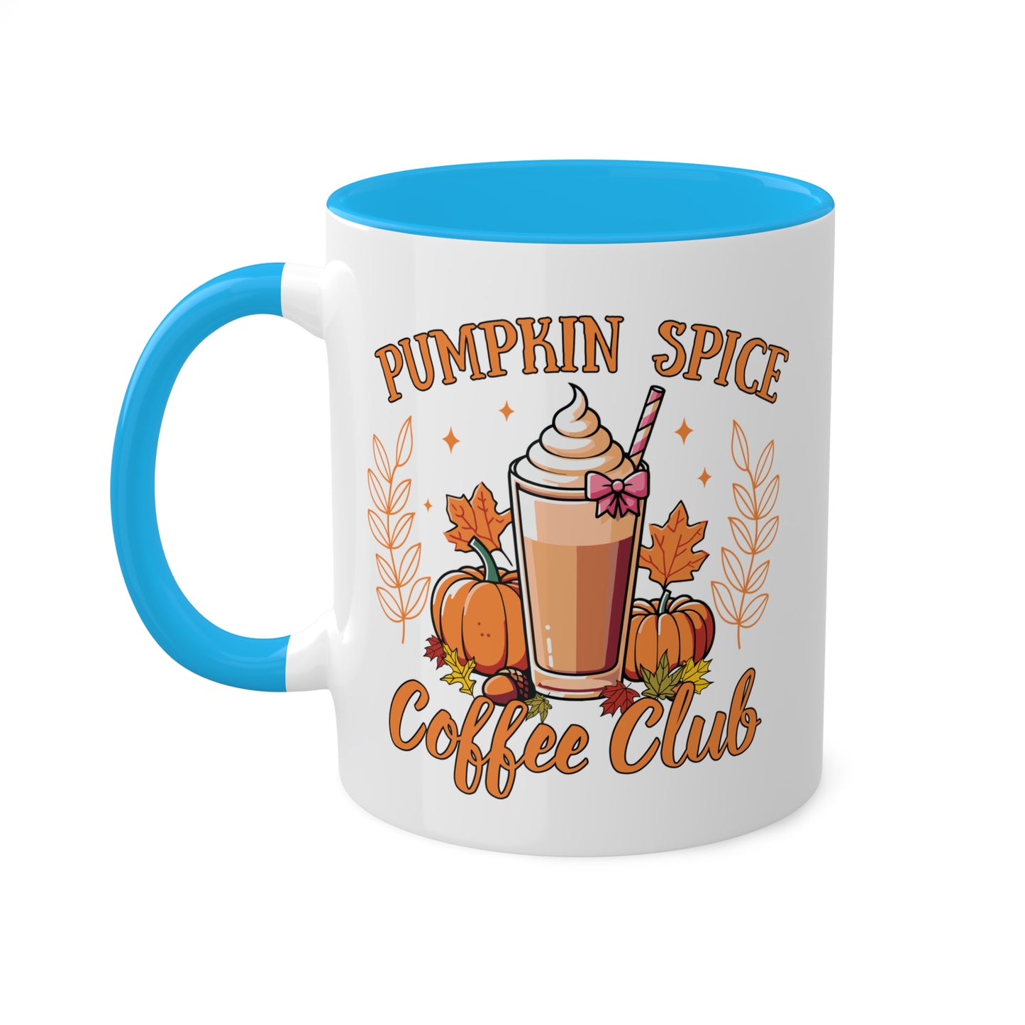 Pumpkin Spice Coffee Club - 11oz Colorful Fall Mug