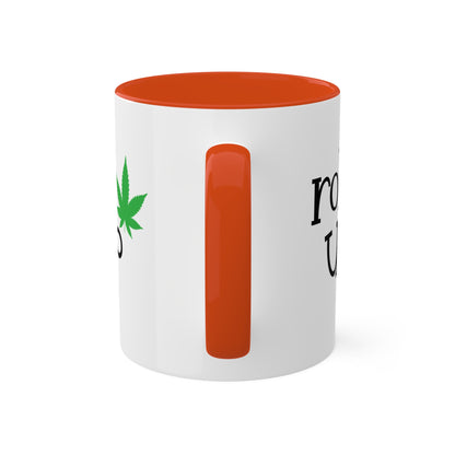 Roll Up Coffee Mug Gift - 11oz Colorful Mug