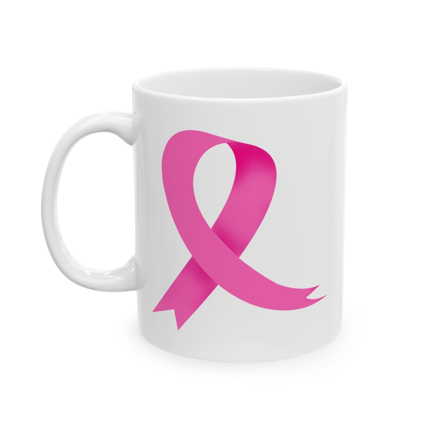 Pretty Pink Ribbon - Breast Cancer Awareness Mug (11oz, 15oz)