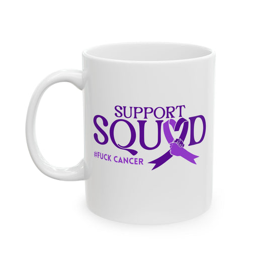 Support Squad - Pancreatic Cancer Awareness Mug (11oz, 15oz)