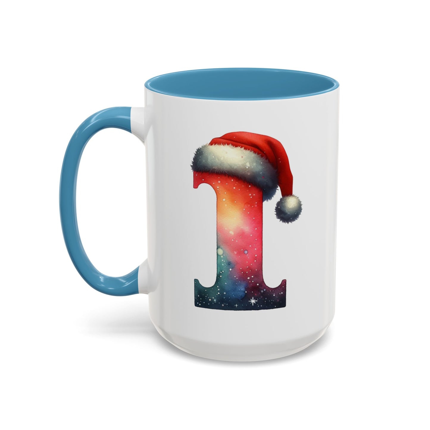 "I" Christmas Alphabet Letter - Holiday Gift Mug (11, 15oz)