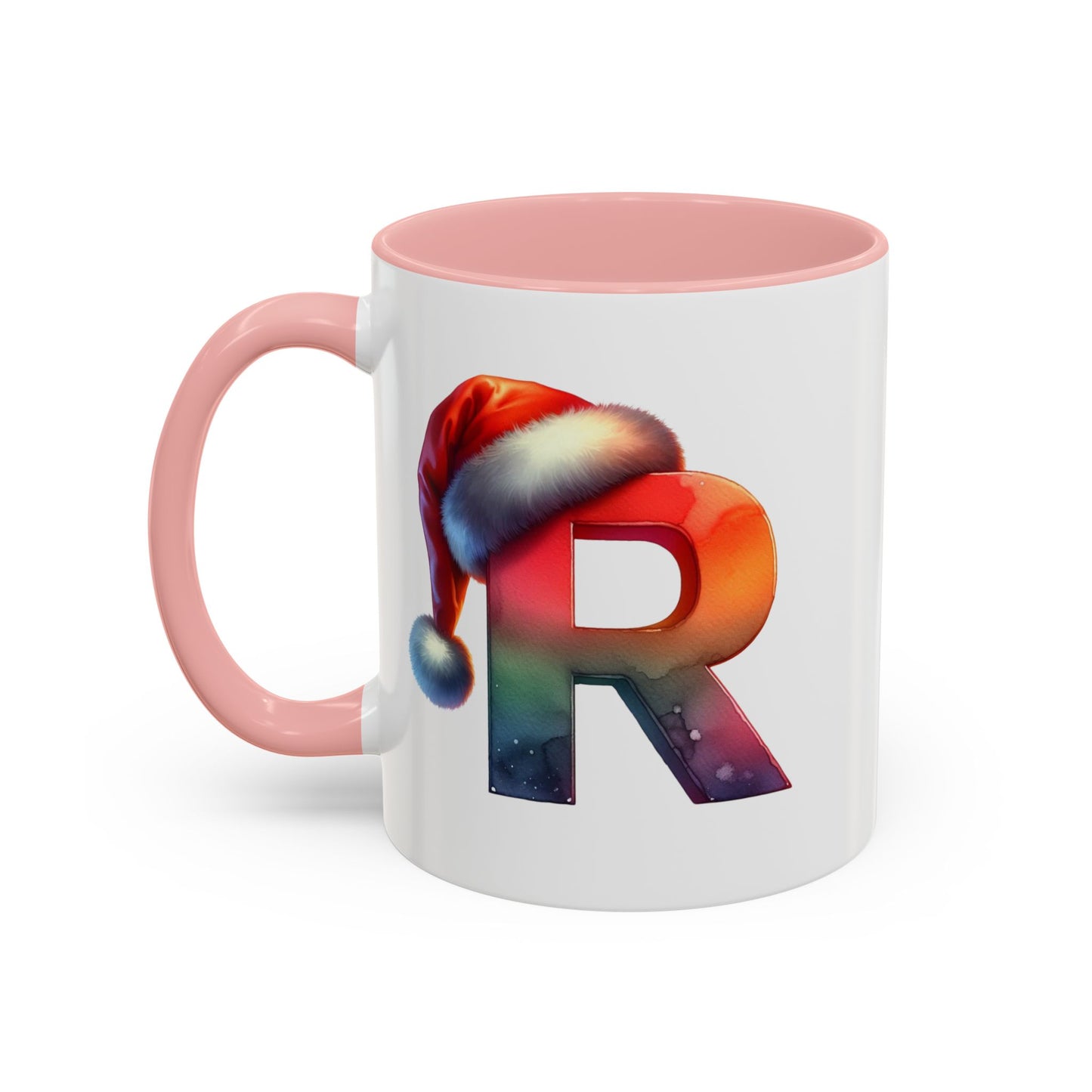 "R" Christmas Alphabet Letter - Holiday Gift Mug (11, 15oz)