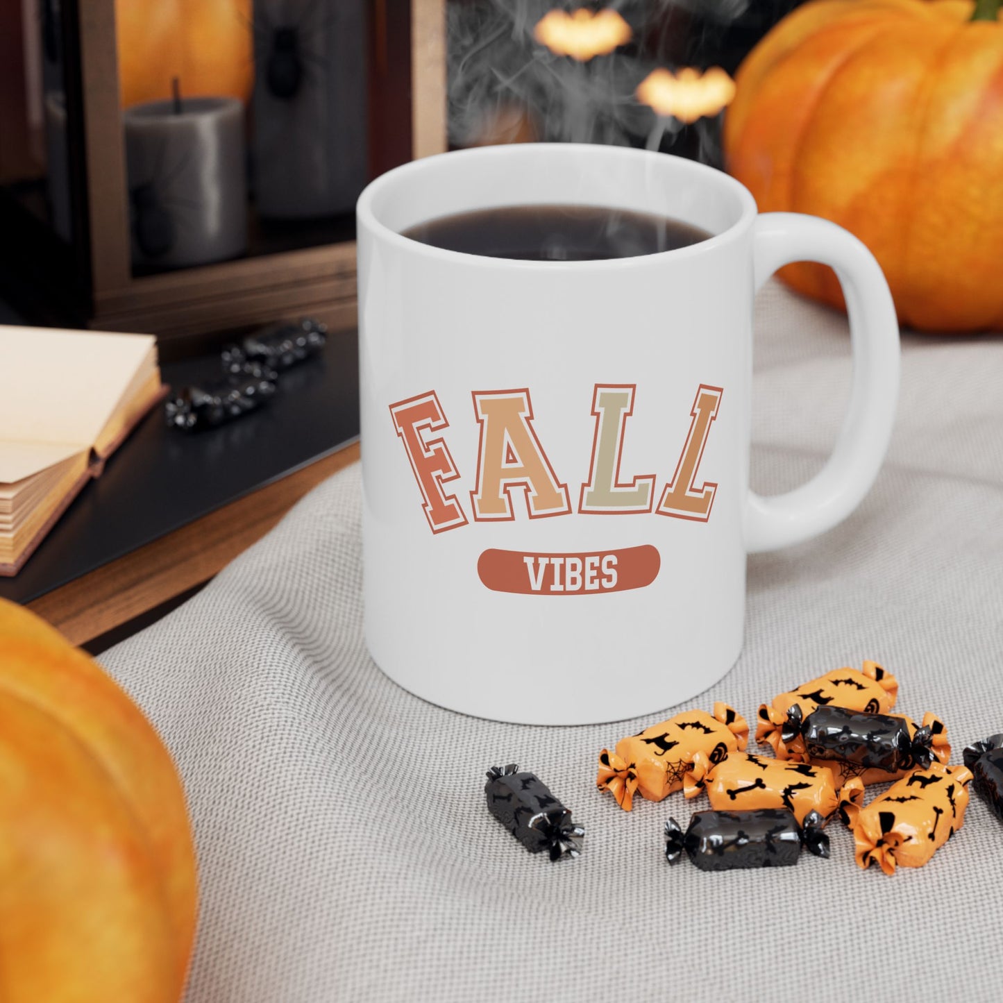 Fall Vibes - Back To College - Thanksgiving Coffee Mug (11oz, 15oz)