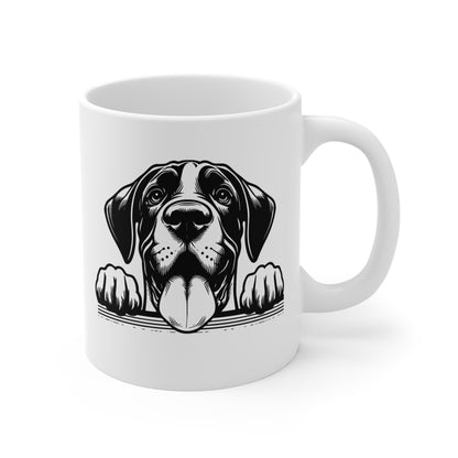 Gran danés - Taza de cerámica de 11 oz - Regalo perfecto para los amantes de los perros