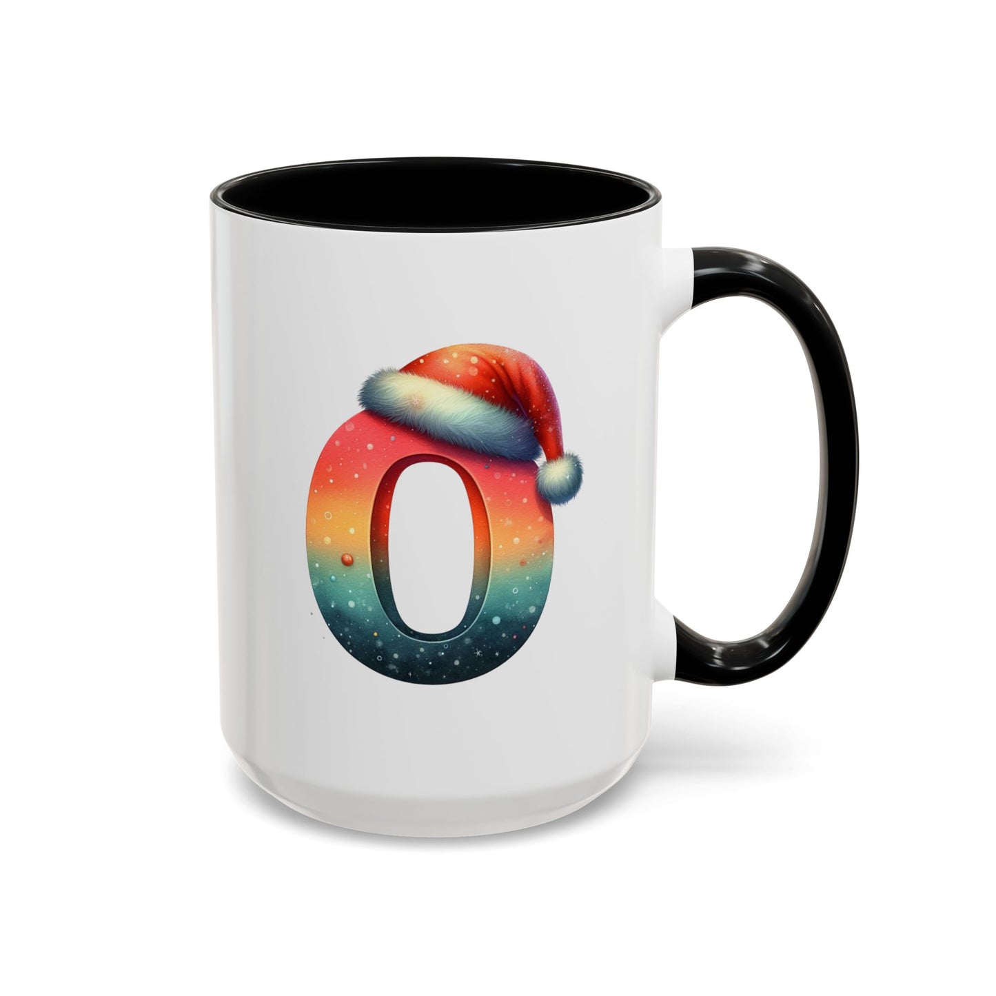 "O" Christmas Alphabet Letter - Holiday Gift Mug (11, 15oz)