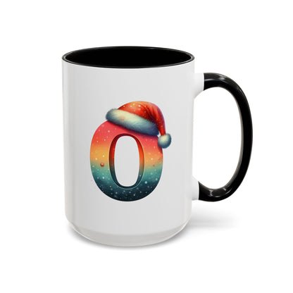 "O" Christmas Alphabet Letter - Holiday Gift Mug (11, 15oz)