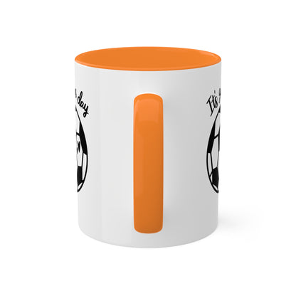 It's Game Day - 11oz Colorful Soccer Mugs