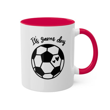 It's Game Day - 11oz Colorful Soccer Mugs