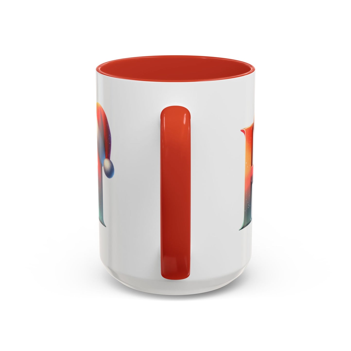 "H" Christmas Alphabet Letter - Holiday Gift Mug (11, 15oz)