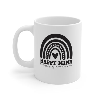 Taza de café Happy Mind de 11 oz