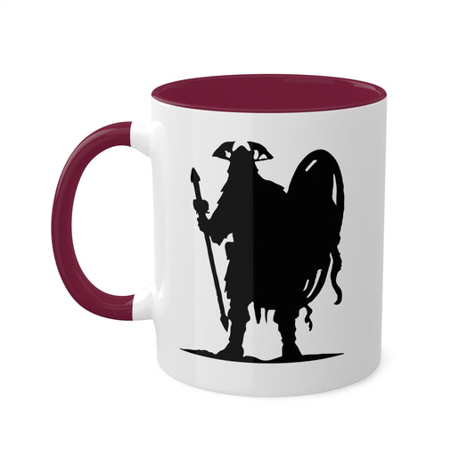 Viking Warrior With Shield - 11 oz Colorful Vikings Mug