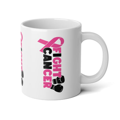 I CAN Fight - Breast Cancer Awareness Jumbo Mug, 20oz