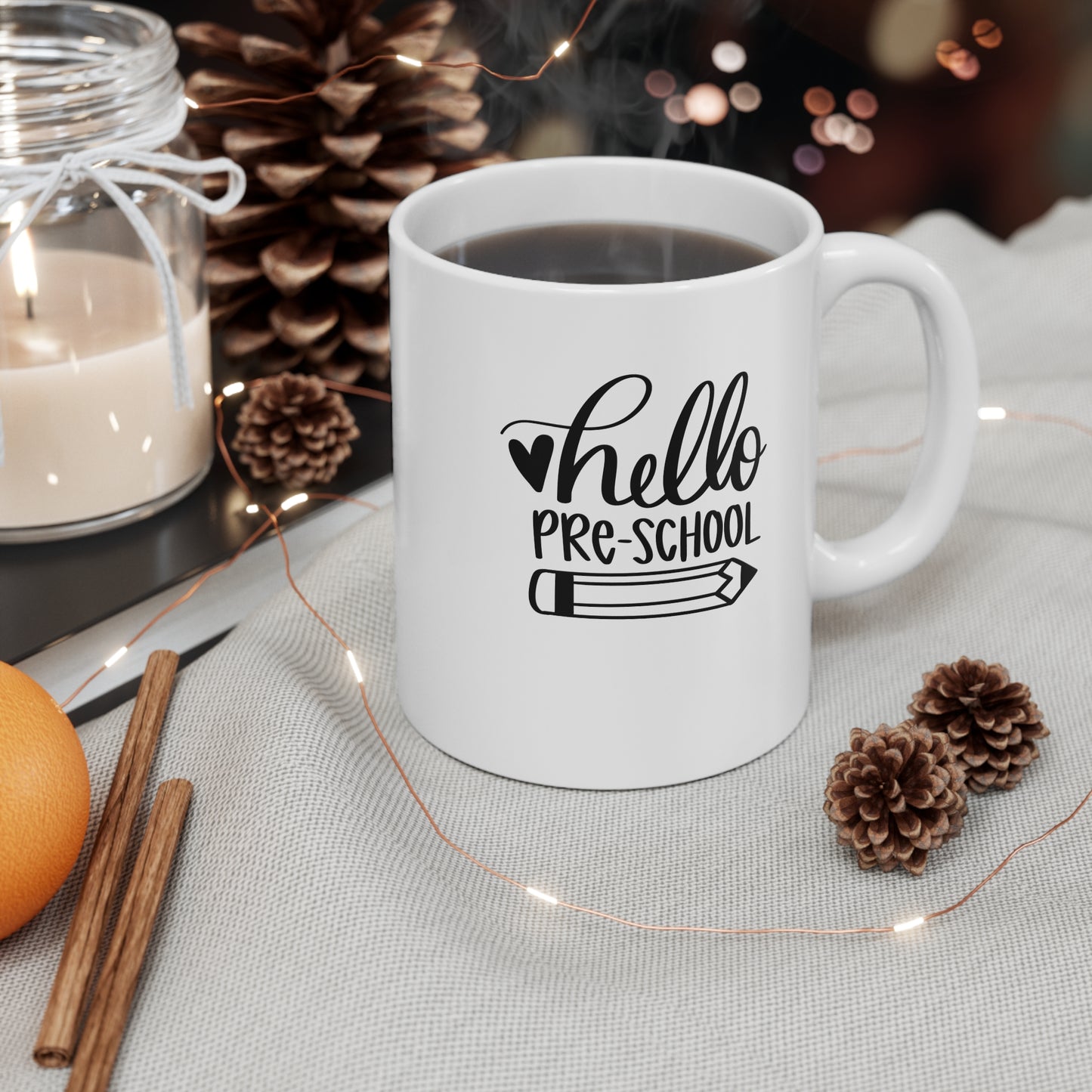 Hello Pre-School - 11 oz Ceramic Mug