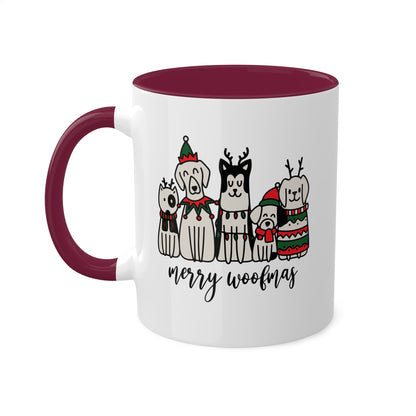 Merry Woofmas - 11 oz Christmas Dogs Gift Mug