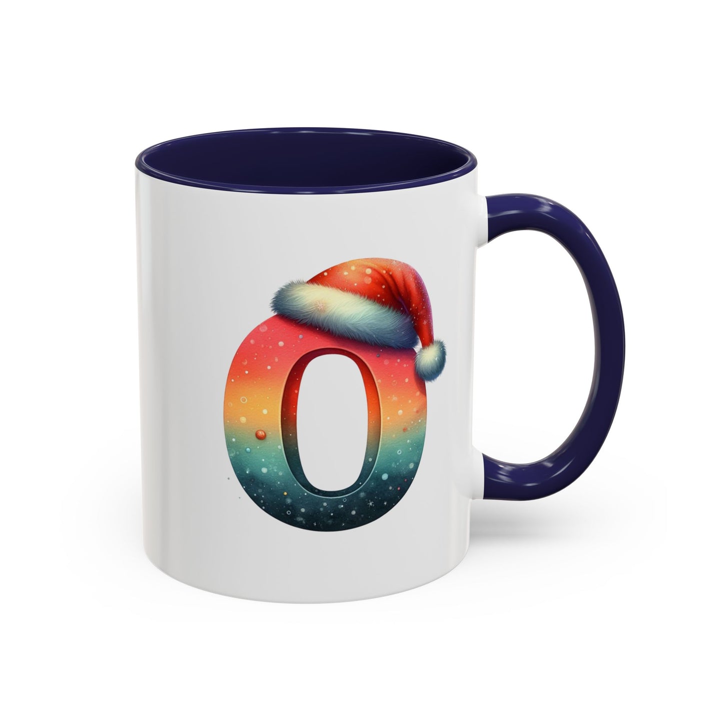 "O" Christmas Alphabet Letter - Holiday Gift Mug (11, 15oz)