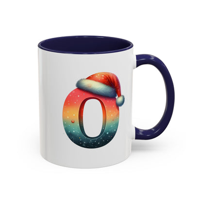 "O" Christmas Alphabet Letter - Holiday Gift Mug (11, 15oz)