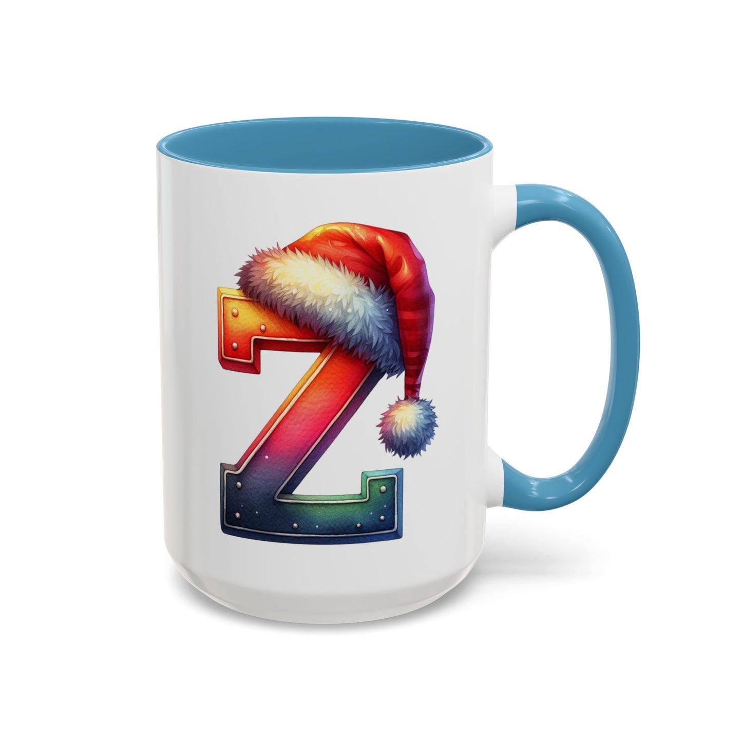 Taza con la letra "Z" del alfabeto navideño (11, 15 oz)