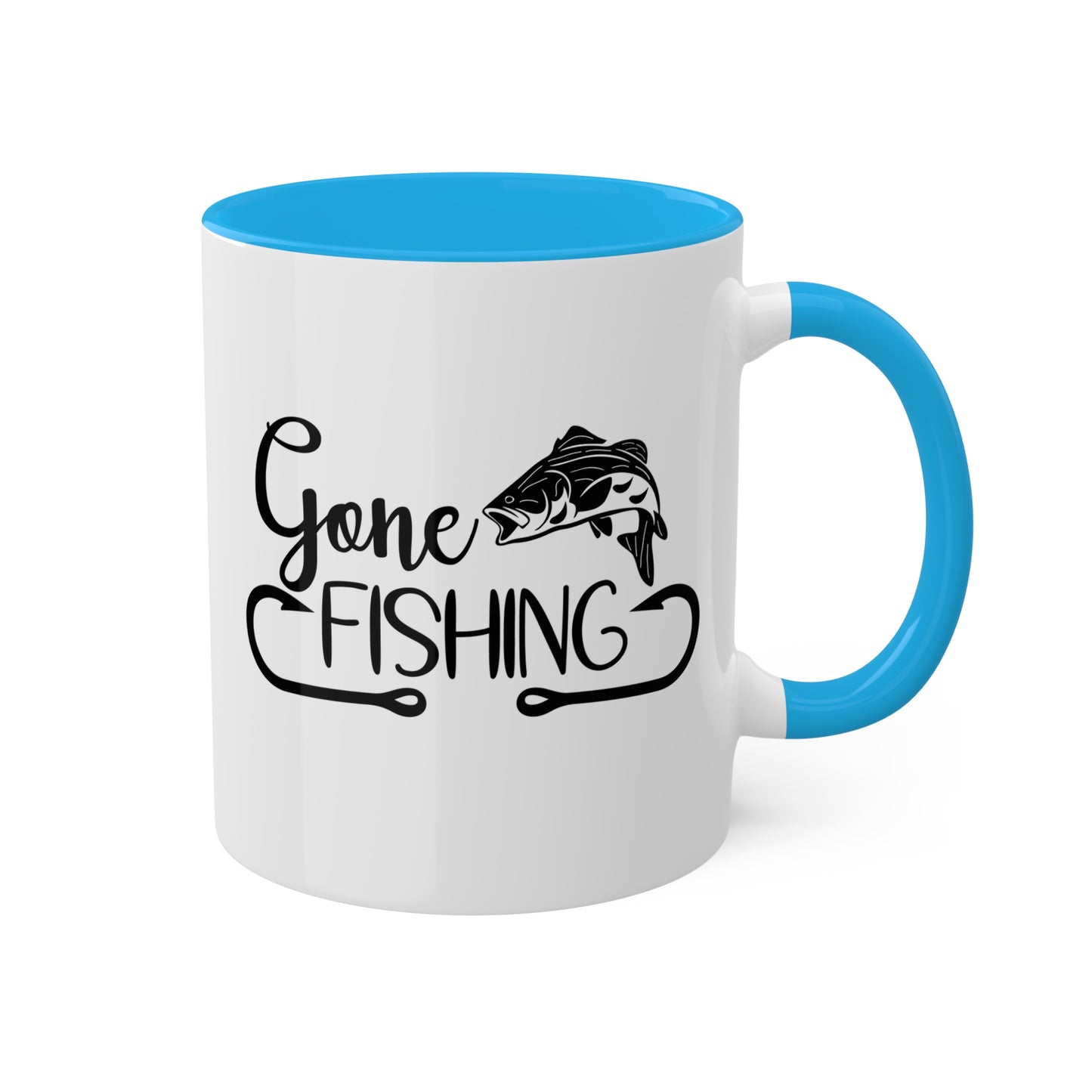 Gone Fishing - 11oz Colorful Fun Gift Mug