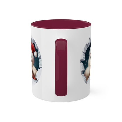 Lindo oso polar navideño: taza de regalo navideña de 11 oz