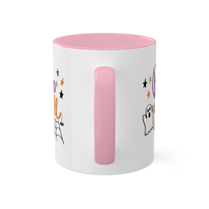 Boo Yall - Cute Ghost - 11oz Colorful Funny Halloween Mug