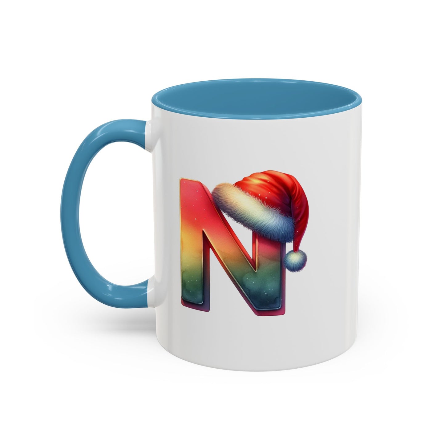 Taza con la letra "N" del alfabeto navideño (11, 15 oz)