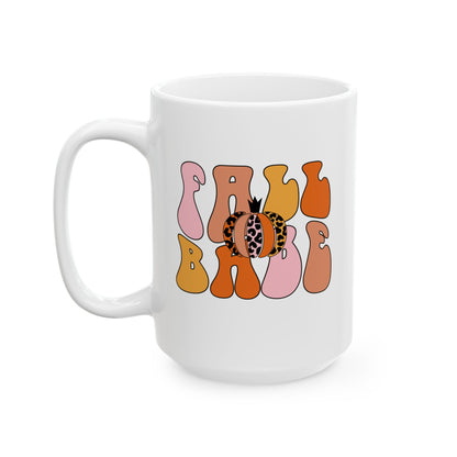 Fall Babe - Thanksgiving Coffee Gift Mug (11oz, 15oz)