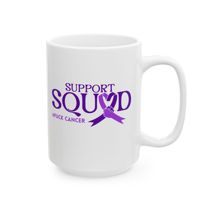 Support Squad - Pancreatic Cancer Awareness Mug (11oz, 15oz)