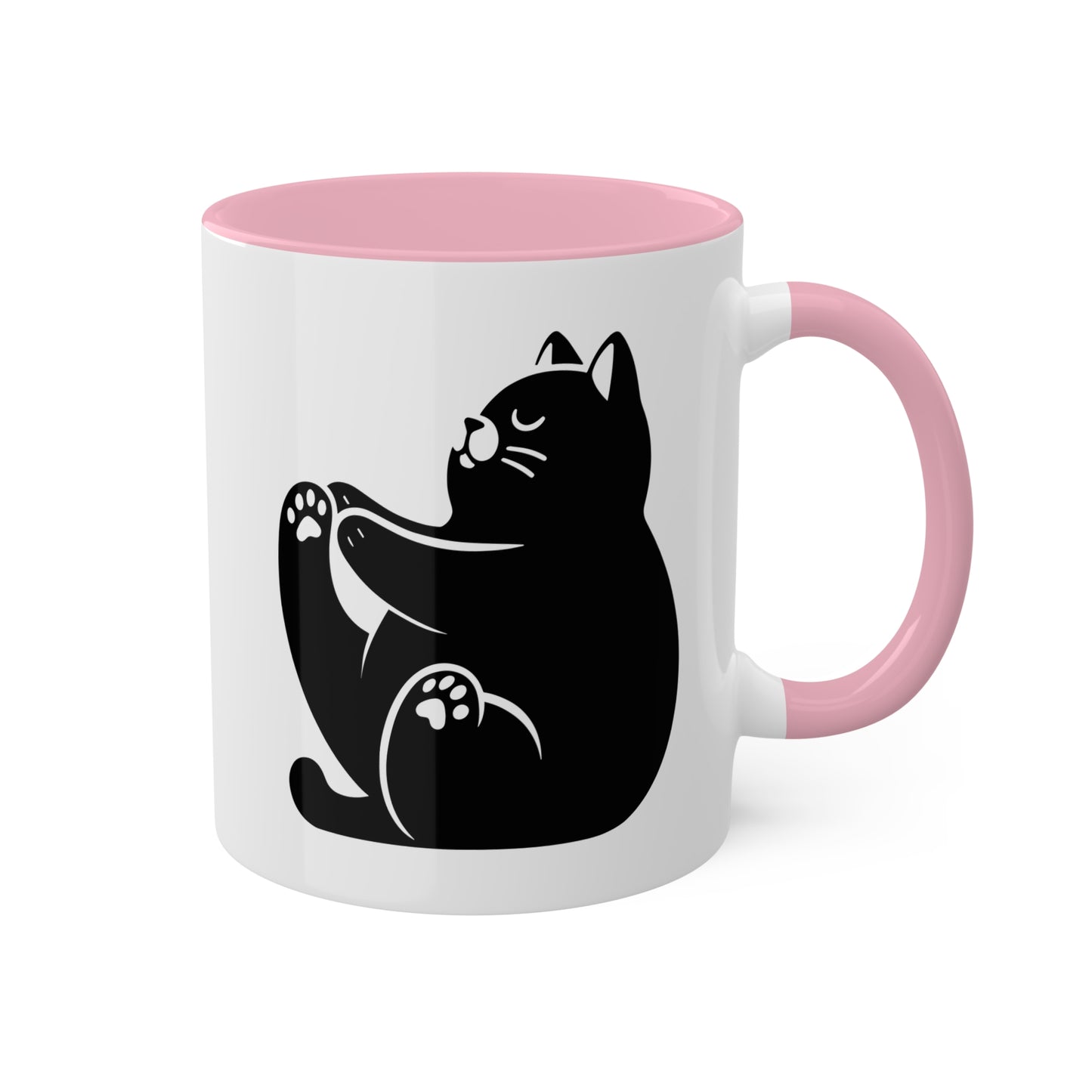 Peaceful Yoga Cat - 11oz Coffee Mug