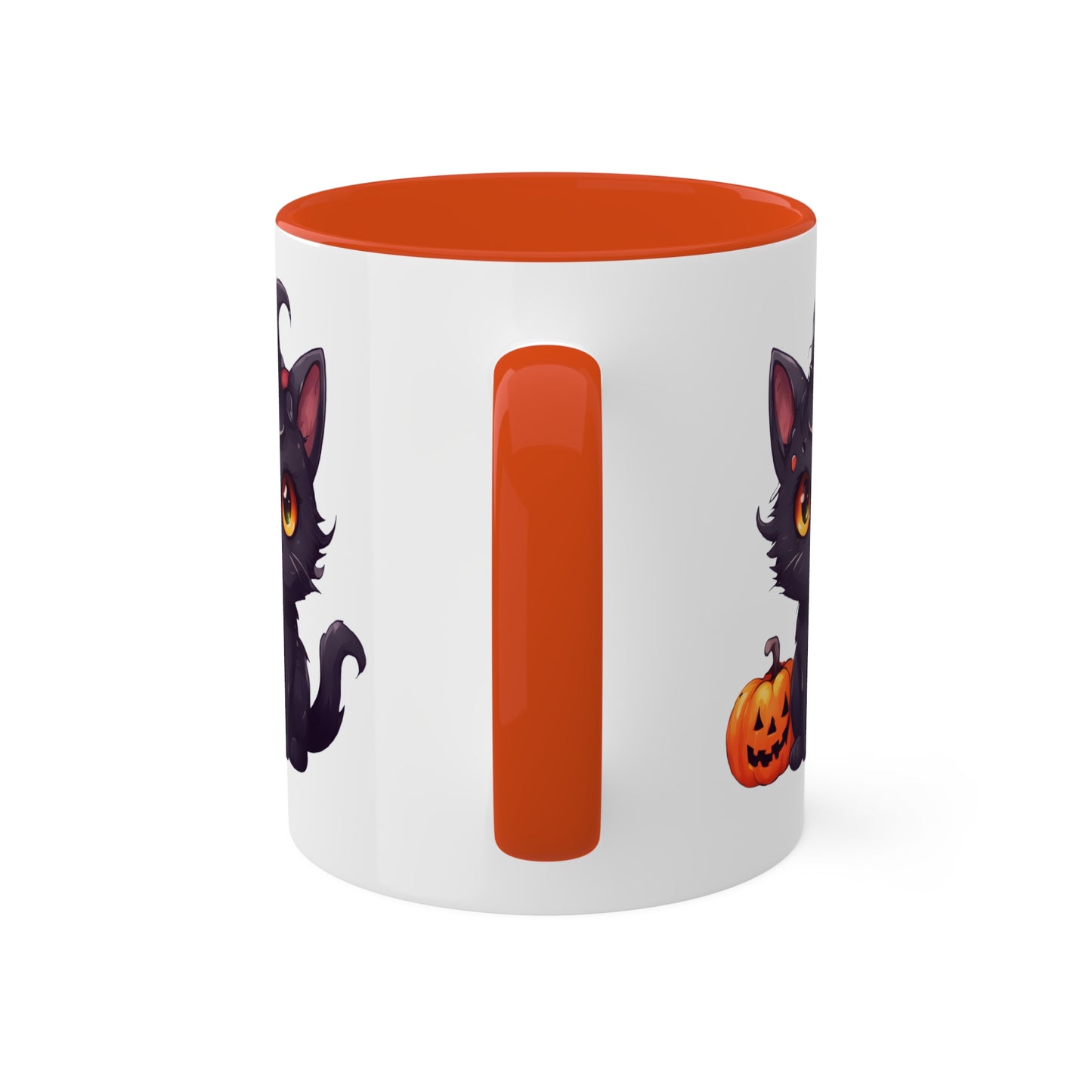 Cute Kawaii Kitty Cat - 11oz Colorful Halloween Mug