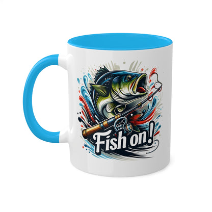 Fish On! - 11oz Colorful Fun Gift Mug