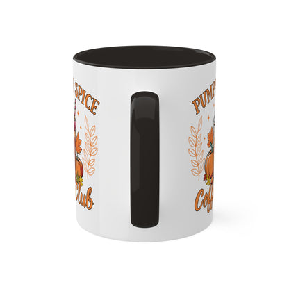 Pumpkin Spice Coffee Club - 11oz Colorful Fall Mug