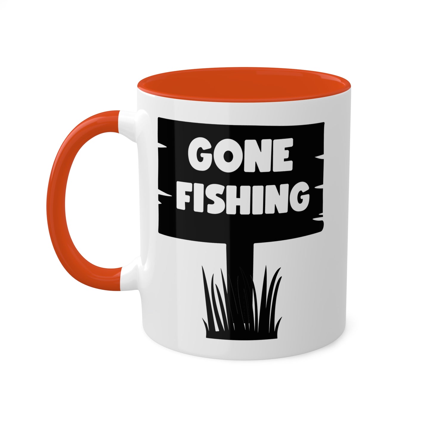 Gone Fishing - 11oz Colorful & Funny Mug