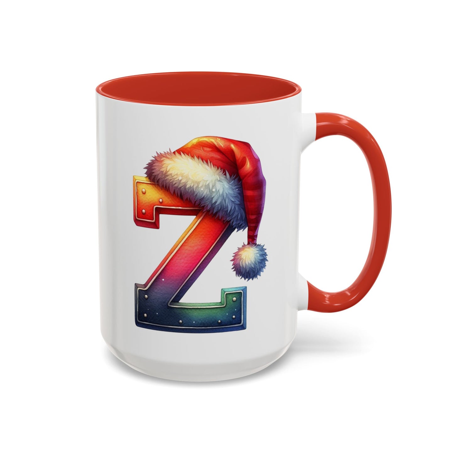 Taza con la letra "Z" del alfabeto navideño (11, 15 oz)