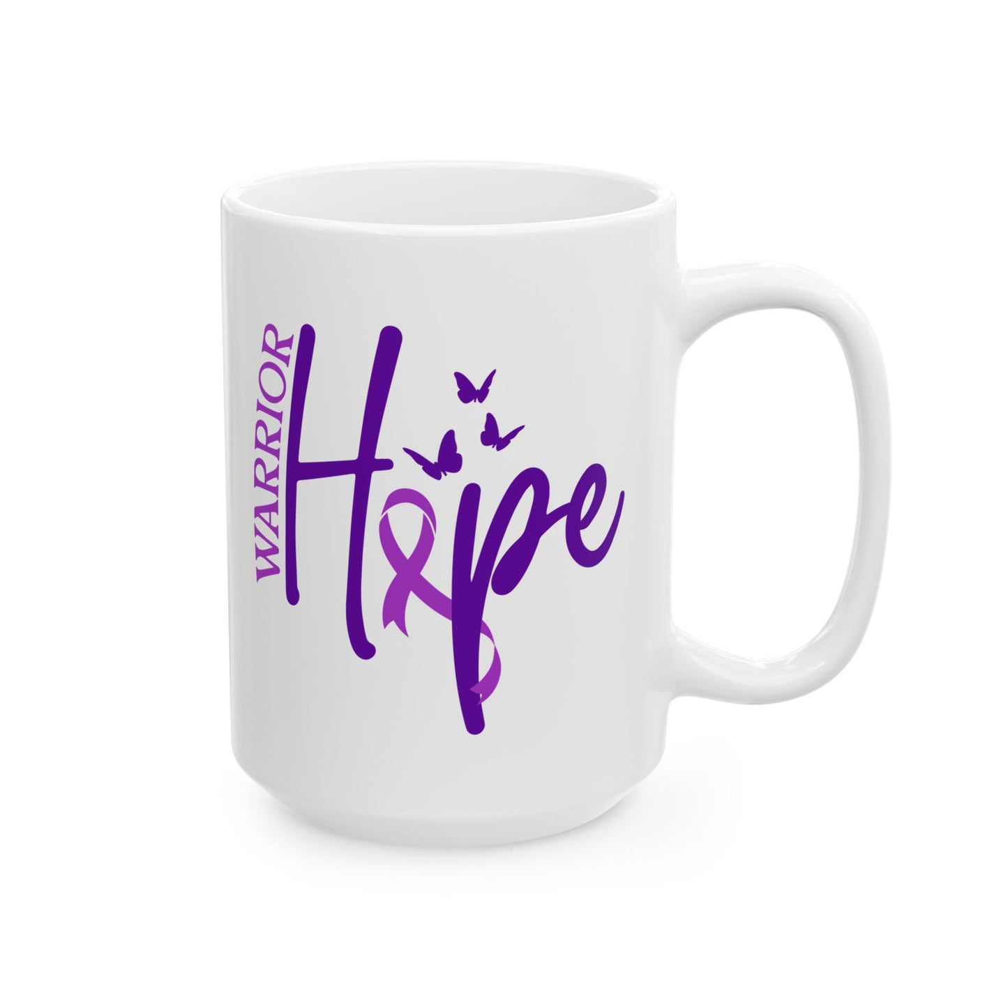 Hope Warrior - Pancreatic Cancer Awareness Coffee Mug (11oz, 15oz)