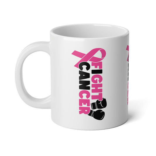 I CAN Fight - Breast Cancer Awareness Jumbo Mug, 20oz