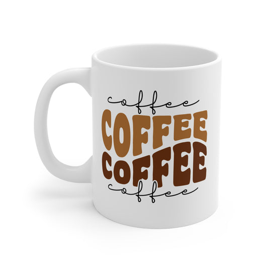 Coffee Lover 11 oz Retro Style Coffee Mug