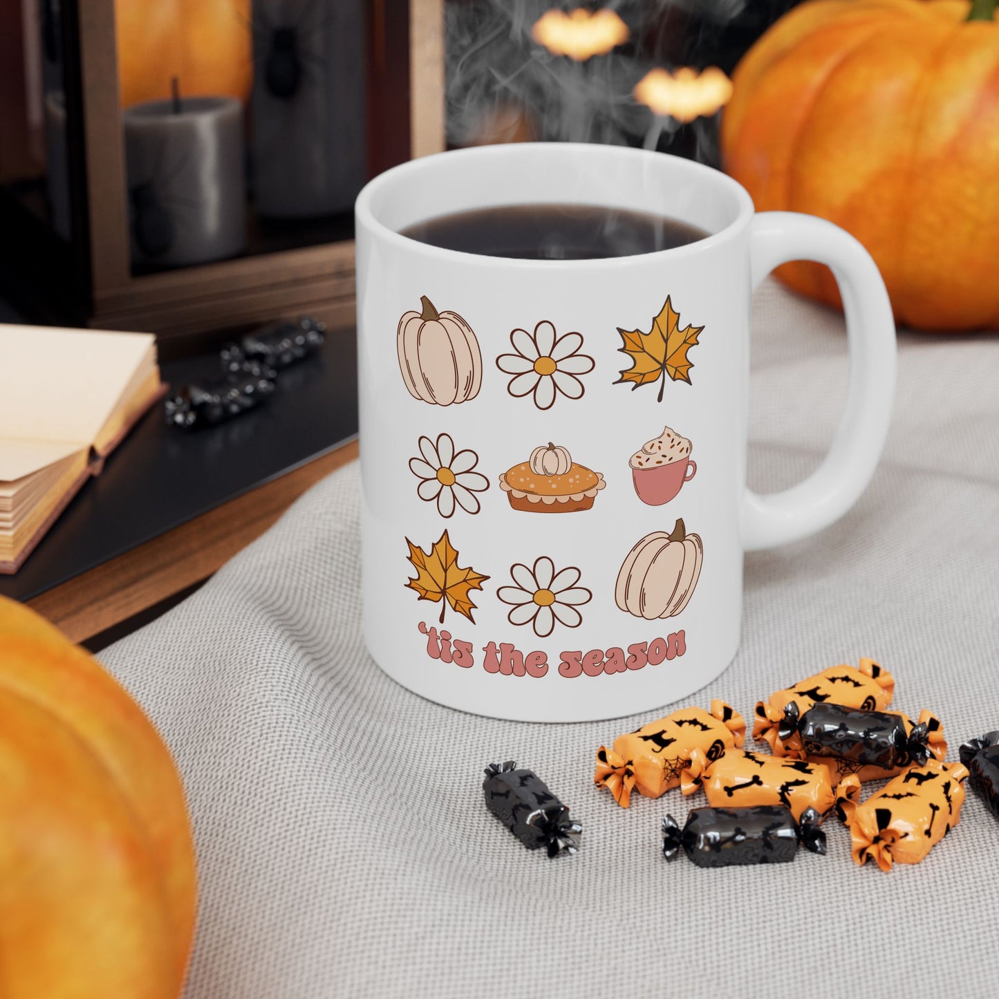 'Tis The Season - Fall Thanksgiving Coffee Gift Mug (11oz, 15oz)